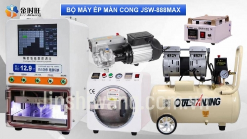 Bộ Máy Ép Kính Điện Thoại JSW 12.9 inch 888MAX