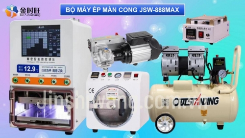Bộ Máy Ép Kính Điện Thoại JSW 12.9 inch 888MAX