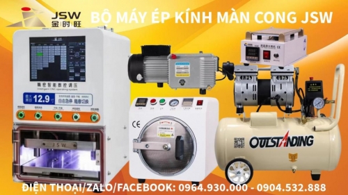 Bộ Máy Ép Kính Điện Thoại JSW 12.9 inch 888MAX