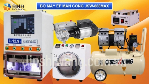 Bộ Máy Ép Kính Điện Thoại JSW 12.9 inch 888MAX