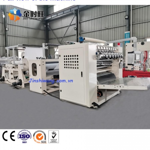 Máy gấp V giấy rút 6line cao cấp