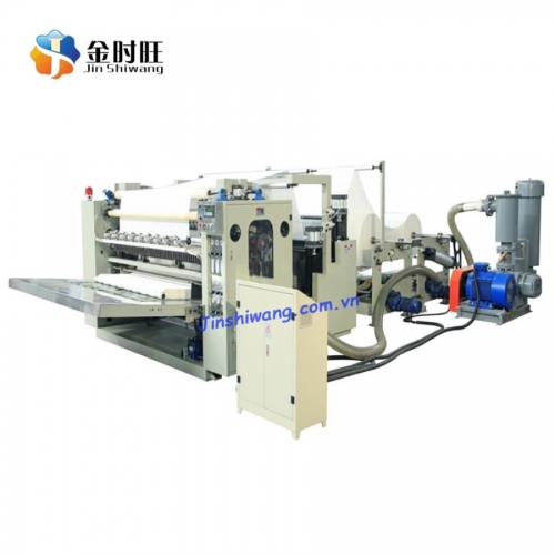 Máy gấp V giấy rút 6line cao cấp
