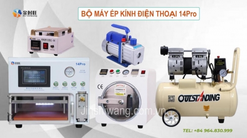 Bộ Máy Ép Kính Điện Thoại JSW 14Pro