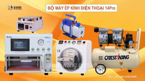 Bộ Máy Ép Kính Điện Thoại JSW 14Pro
