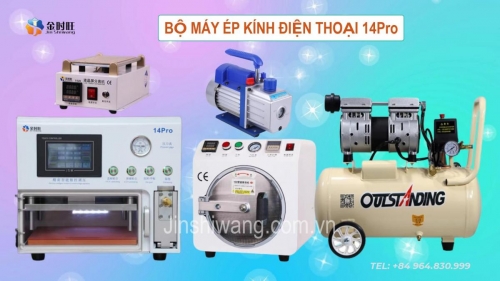 Bộ Máy Ép Kính Điện Thoại JSW 14Pro