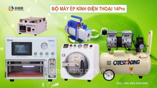 Bộ Máy Ép Kính Điện Thoại JSW 14Pro