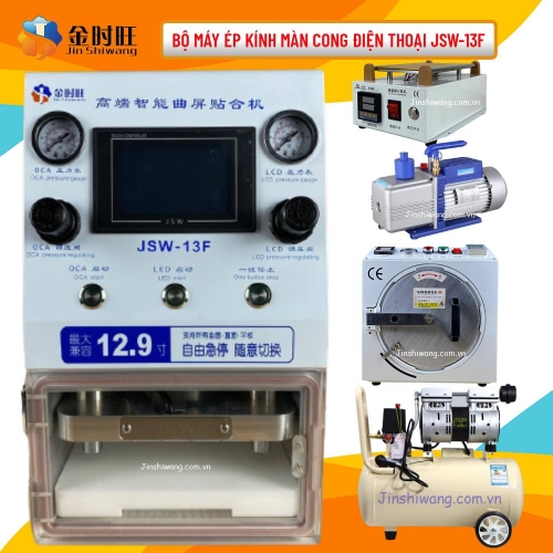 Bộ Máy Ép Kính Điện Thoại 12.9 inch JSW-3F