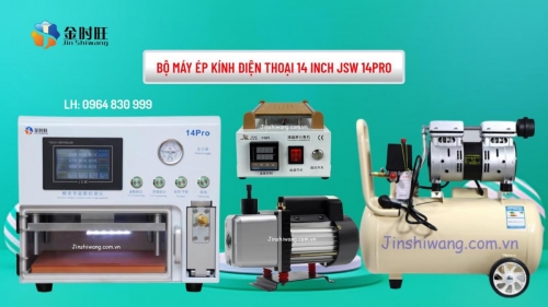 Bộ Máy Ép Kính Điện Thoại JSW 14Pro