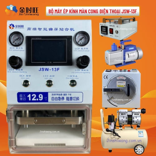 Bộ Máy Ép Kính Điện Thoại 12.9 inch JSW-3F