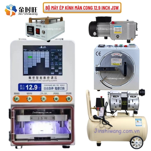 Bộ Máy Ép Kính Điện Thoại JSW 12.9 inch 888MAX