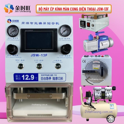 Bộ Máy Ép Kính Điện Thoại 12.9 inch JSW-3F