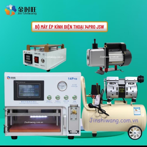 Bộ Máy Ép Kính Điện Thoại JSW 14Pro
