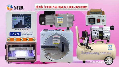 Bộ Máy Ép Kính Điện Thoại JSW 12.9 inch 888MAX