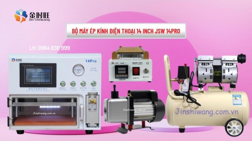 Bộ Máy Ép Kính Điện Thoại JSW 14Pro