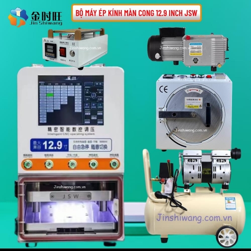 Bộ Máy Ép Kính Điện Thoại JSW 12.9 inch 888MAX