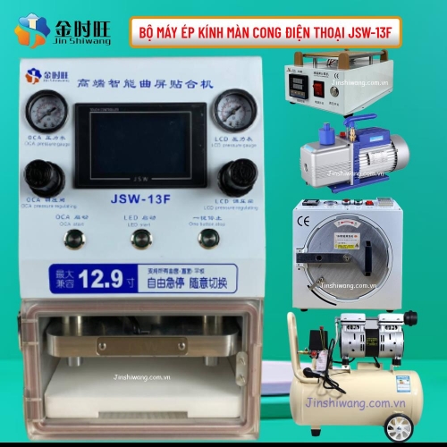 Bộ Máy Ép Kính Điện Thoại 12.9 inch JSW-3F