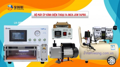 Bộ Máy Ép Kính Điện Thoại JSW 14Pro