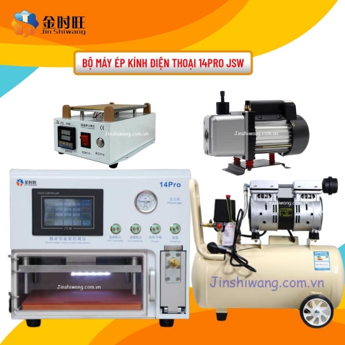Bộ Máy Ép Kính Điện Thoại JSW 14Pro