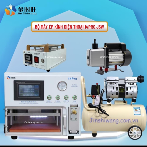 Bộ Máy Ép Kính Điện Thoại JSW 14Pro