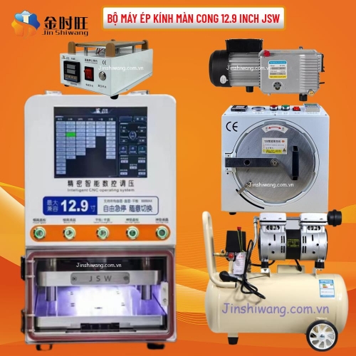 Bộ Máy Ép Kính Điện Thoại JSW 12.9 inch 888MAX