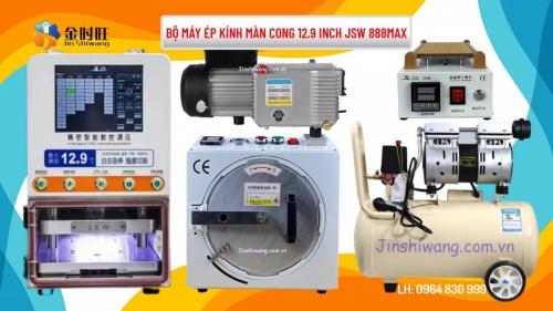 Bộ Máy Ép Kính Điện Thoại JSW 12.9 inch 888MAX