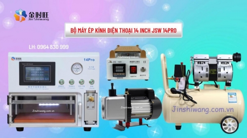 Bộ Máy Ép Kính Điện Thoại JSW 14Pro
