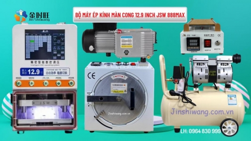 Bộ Máy Ép Kính Điện Thoại JSW 12.9 inch 888MAX