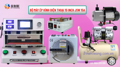Bộ Máy Ép Kính Điện Thoại 15 Inch JSW 15A