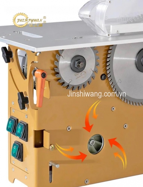Máy cưa gỗ công nghiệp động cơ chổi than