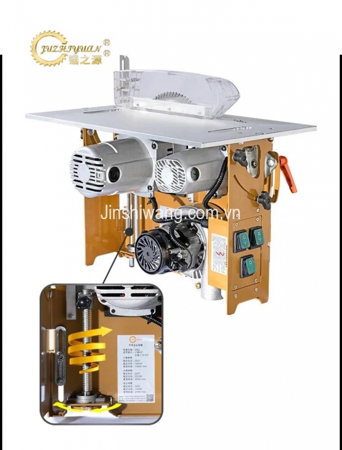 Máy cưa gỗ công nghiệp động cơ chổi than
