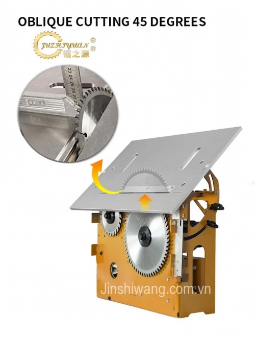 Máy cưa gỗ công nghiệp động cơ không chổi than JUZHIYUAN