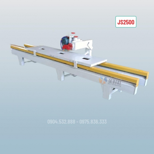 Máy cắt đá cắt gạch bàn trượt khổ 2m5 JS2500, công suất 4.0KW, 380V/50Hz