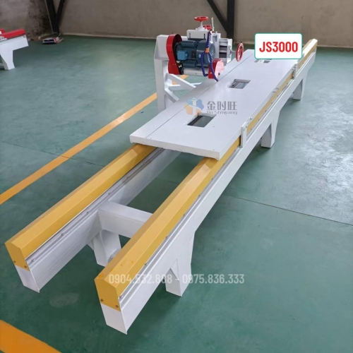 Máy cắt đá đẩy tay bàn trượt JS2500 khổ 3m, công suất 4.0KW