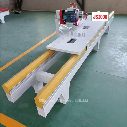 Máy cắt đá đẩy tay bàn trượt JS2500 khổ 3m, công suất 4.0KW
