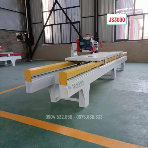 Máy cắt đá đẩy tay bàn trượt JS2500 khổ 3m, công suất 4.0KW