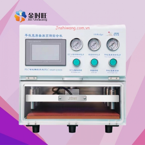 Máy Ép Kính Điện Thoại JSW 18 inch Edge