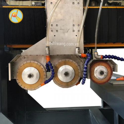 Máy cắt cầu đá, gạch CNC tự động 3 lưỡi cắt khổ 3m2 C3-E3200