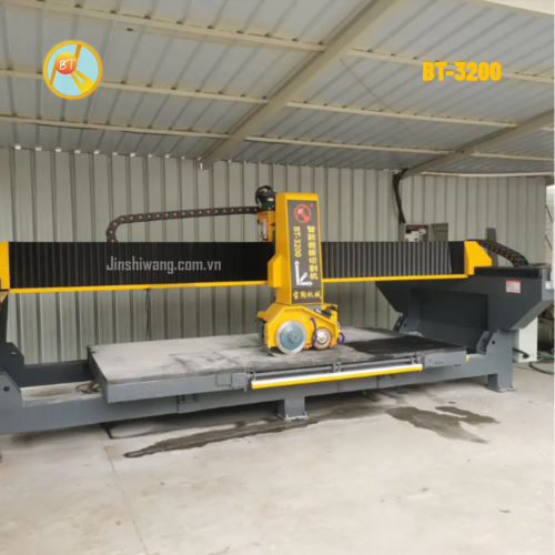 Máy cắt cầu đá, gạch CNC 5 trục 2 lưỡi cắt khổ 3m2 BT-3200