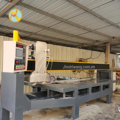 Máy cắt cầu đá, gạch CNC tự động 2 lưỡi cắt khổ 3m2 C2-E3200
