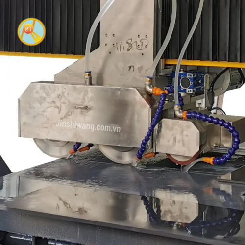 Máy cắt cầu đá, gạch CNC tự động 2 lưỡi cắt khổ 3m2 C2-E3200