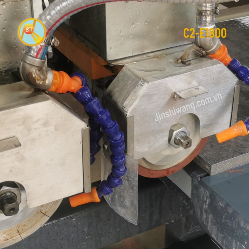Máy cắt cắt cầu gạch đá Baotao C2-E1800 hai đĩa cắt khổ 1m8.