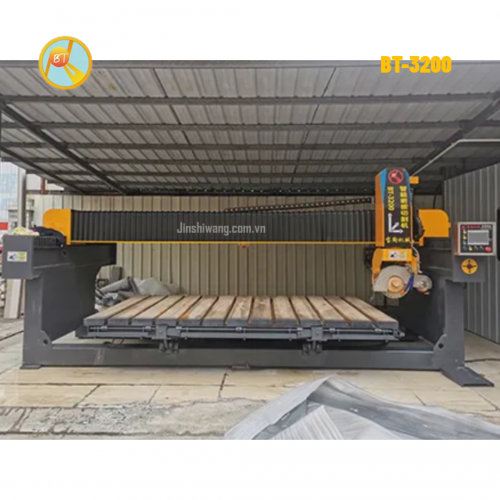 Máy cắt cầu đá, gạch CNC 5 trục 2 lưỡi cắt khổ 3m2 BT-3200