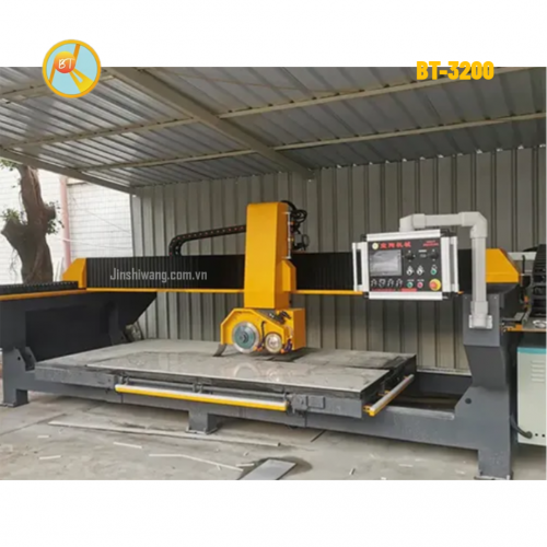 Máy cắt cầu đá, gạch CNC 5 trục 2 lưỡi cắt khổ 3m2 BT-3200