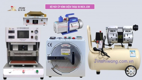 Trọn bộ máy ép kính điện thoại JSW 18 inch