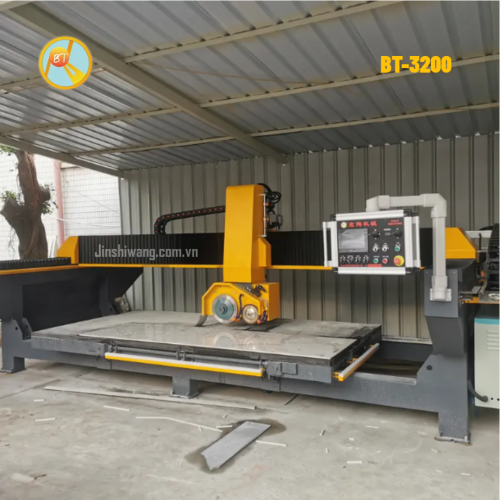 Máy cắt cầu đá, gạch CNC 5 trục 2 lưỡi cắt khổ 3m2 BT-3200