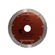 Đĩa cắt gạch, cắt đá TOPE D120 màu vàng
