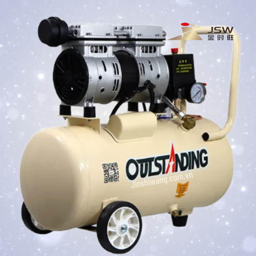 Máy nén khí không dầu cho máy ép kính điện thoại Xinglong 550W 30L