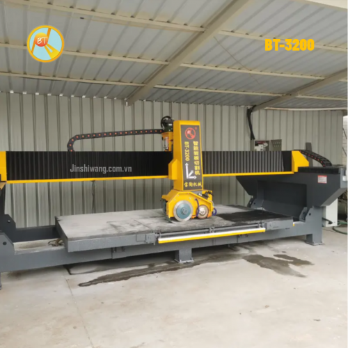 Máy cắt cầu đá, gạch CNC 5 trục 2 lưỡi cắt khổ 3m2 BT-3200