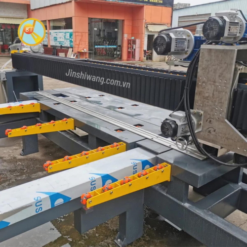 Máy cắt cầu đá, gạch CNC tự động 2 lưỡi cắt khổ 3m2 C2-E3200