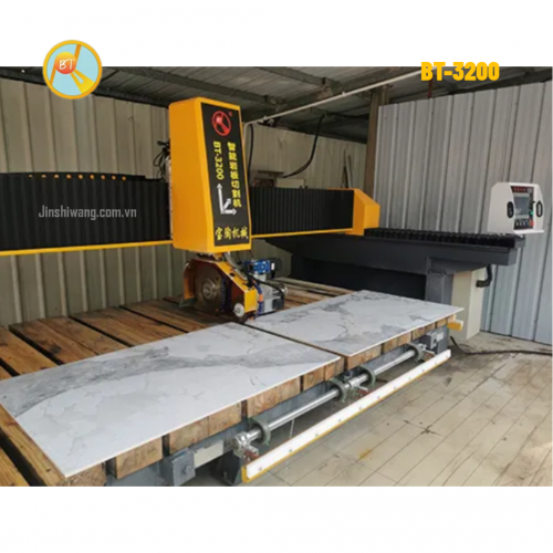 Máy cắt cầu đá, gạch CNC 5 trục 2 lưỡi cắt khổ 3m2 BT-3200
